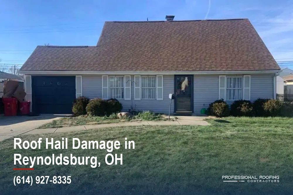 Roof Hail Damage in Reynoldsburg, Caught Early