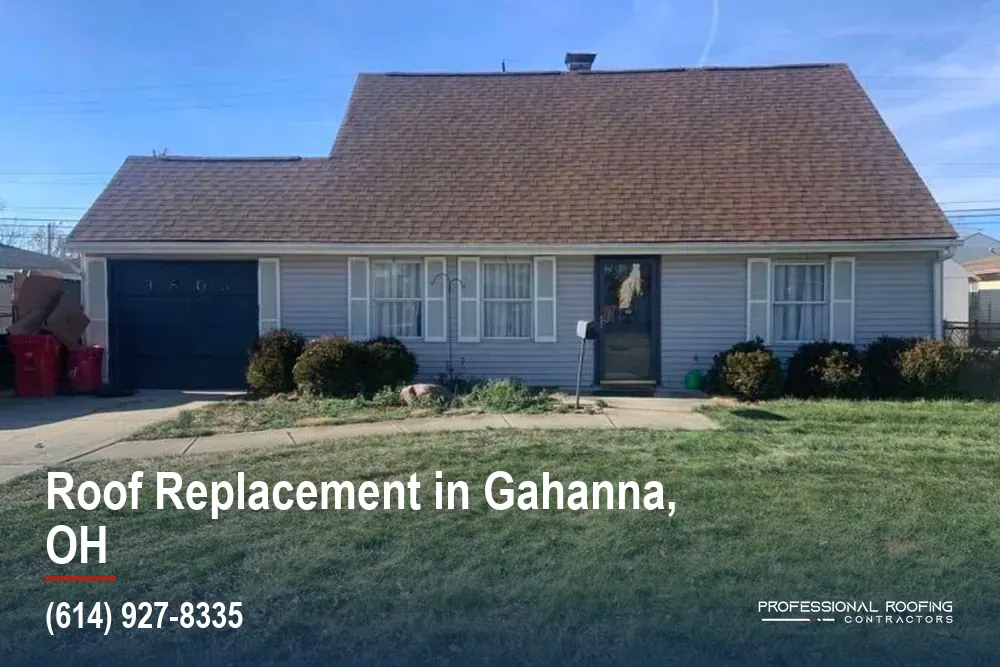 Roof Replacement Built for Gahanna’s Wooded Lots